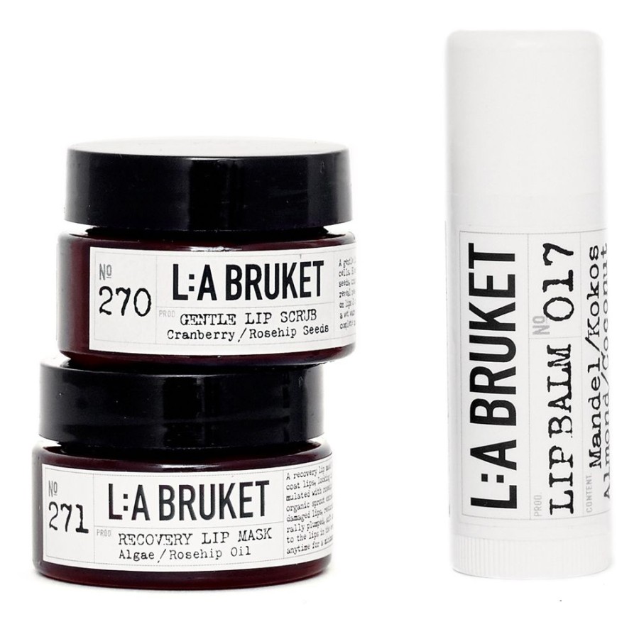 Inredning L:a Bruket Parfym & Kroppsvard | 272 Lip Restore Gavoset 3 Delar