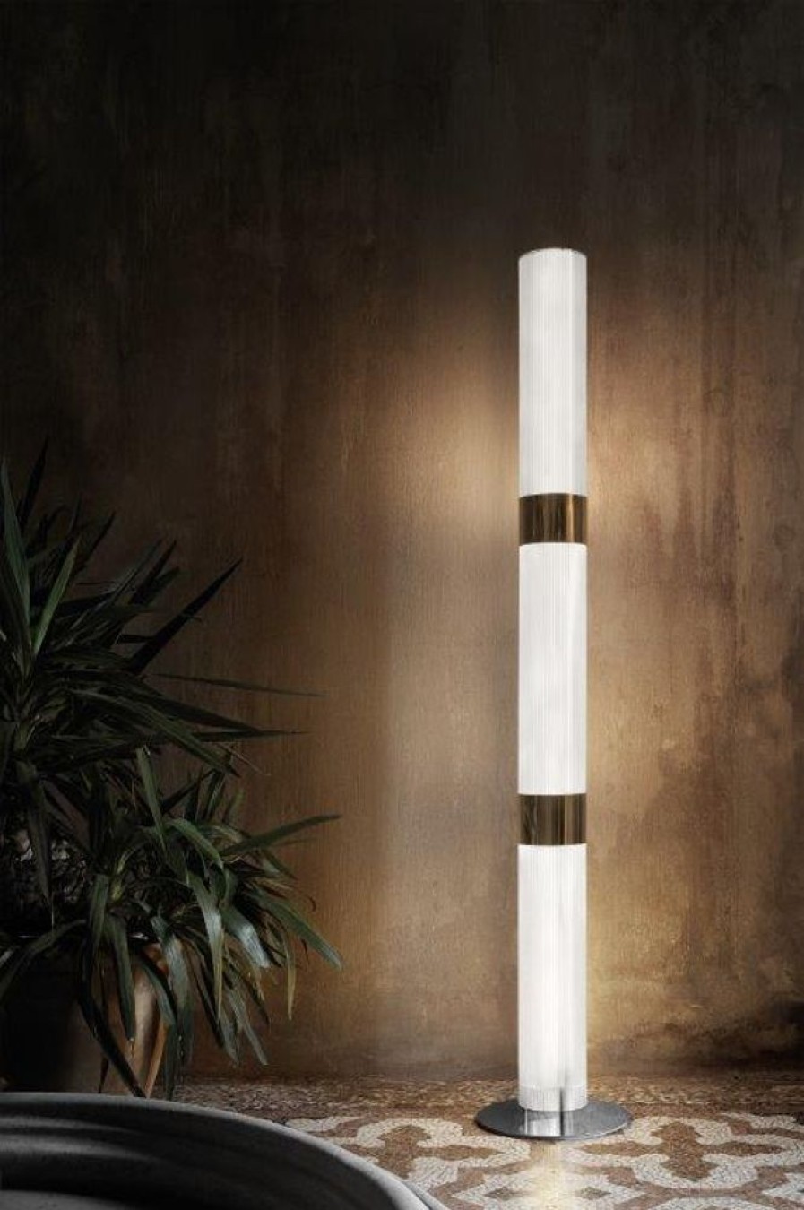 Belysning SLAMP Golvlampor | La Lollo Golvlampa, Guld