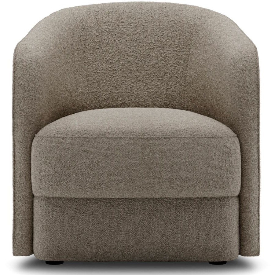 Mobler New Works Fatoljer | Covent Lounge Chair, Narrow, - Nevotex, Barnum Hemp