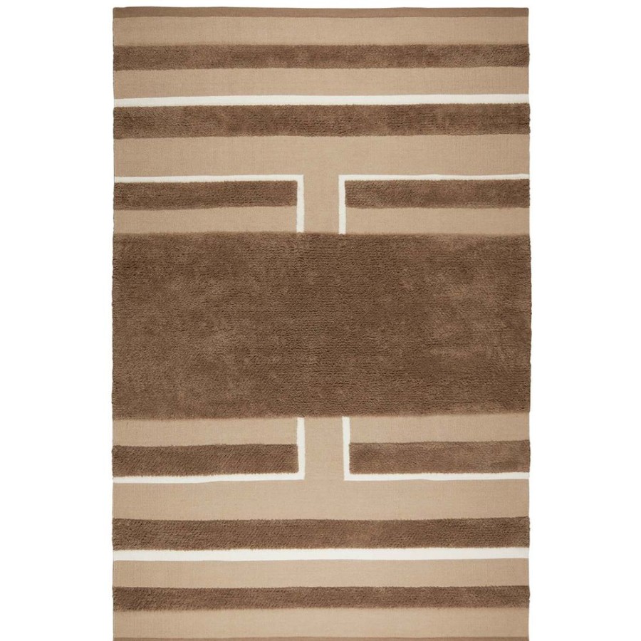 Mattor Chhatwal & Jonsson Ryamattor | Veda Ullmatta Beige / Off-White / Mocha, 170X240 Cm