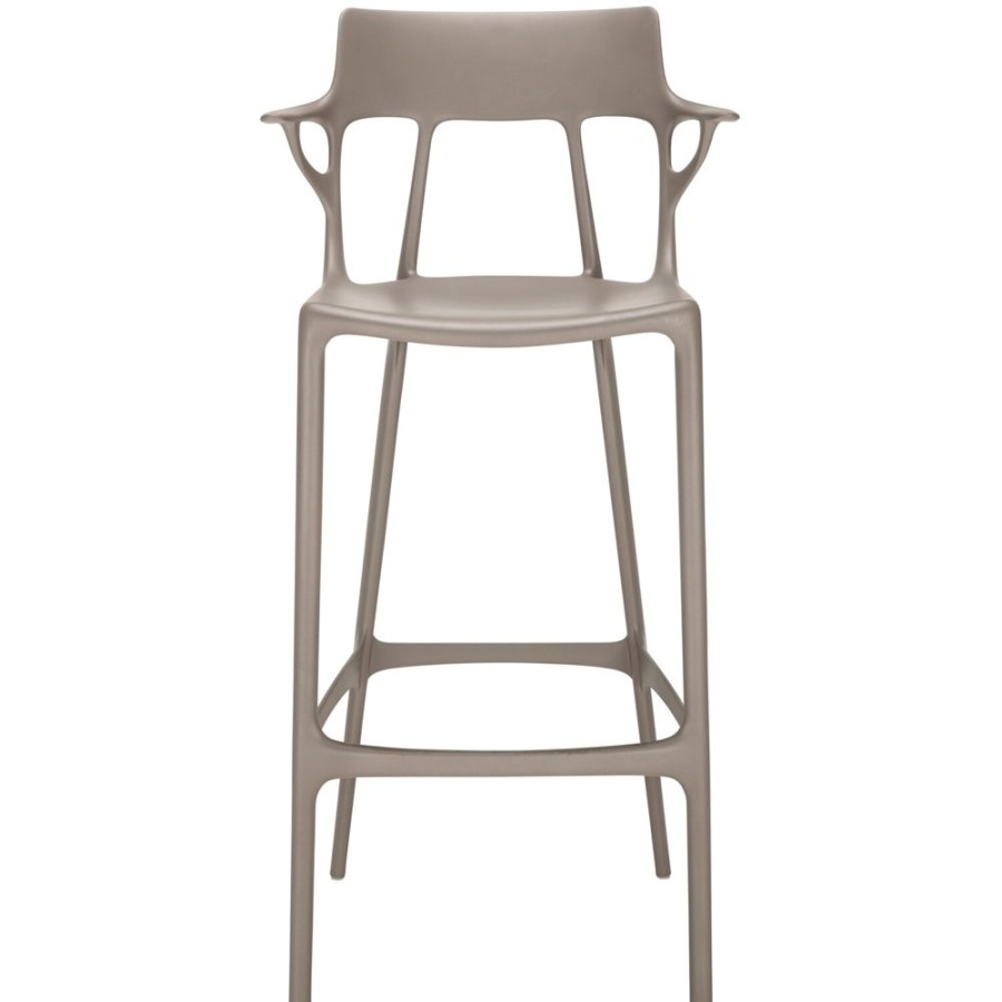 Mobler Kartell Barstolar | A.I. Barstol Atervunnen 75 Cm, Gra