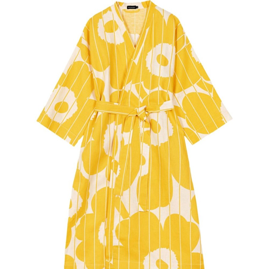 Inredning Marimekko Badrumstextilier | Vesi Unikko Home Badrock Spring Yellow, S/M