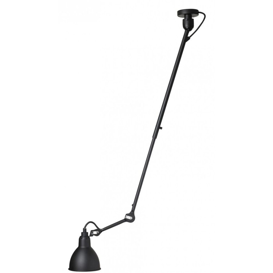 Belysning DCWéditions Plafonder | La Lampe Gras N°302 Taklampa, Svart