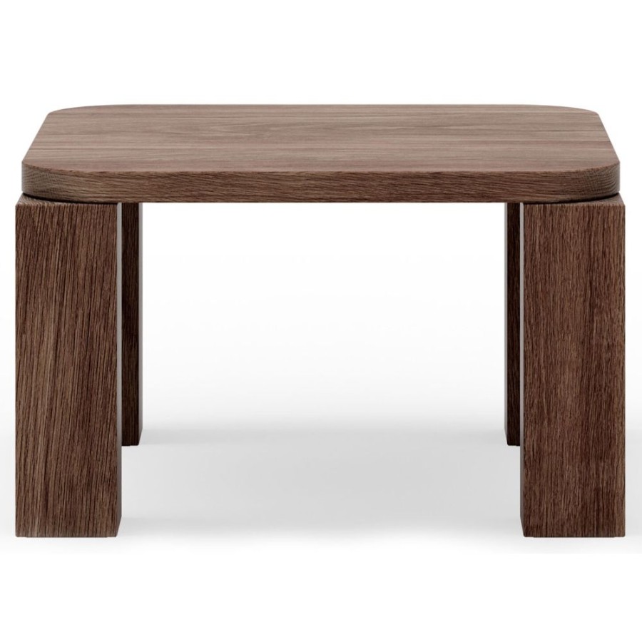 Mobler New Works Soffbord | Atlas Coffee Table, Fumed Oak 600X600