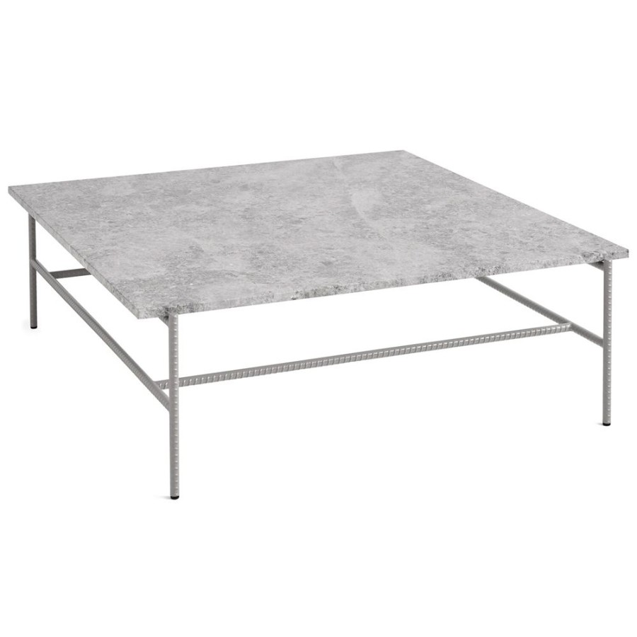 Mobler HAY Soffbord | Rebar Soffbord 100X104 Cm, Fossil Grey