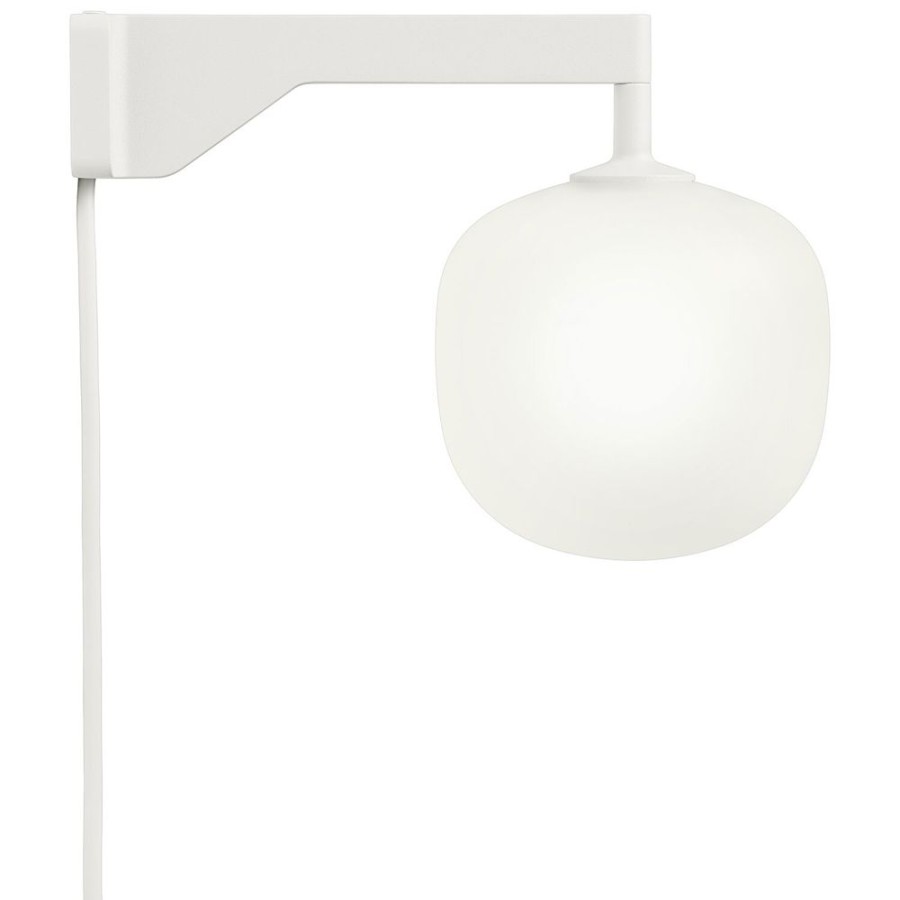 Belysning Muuto Vagglampor | Rime Vagglampa, Vit