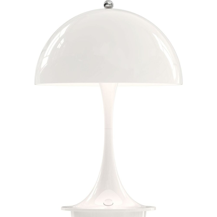 Belysning Louis Poulsen Utebelysning | Panthella 160 Bordslampa Portabel, Vit