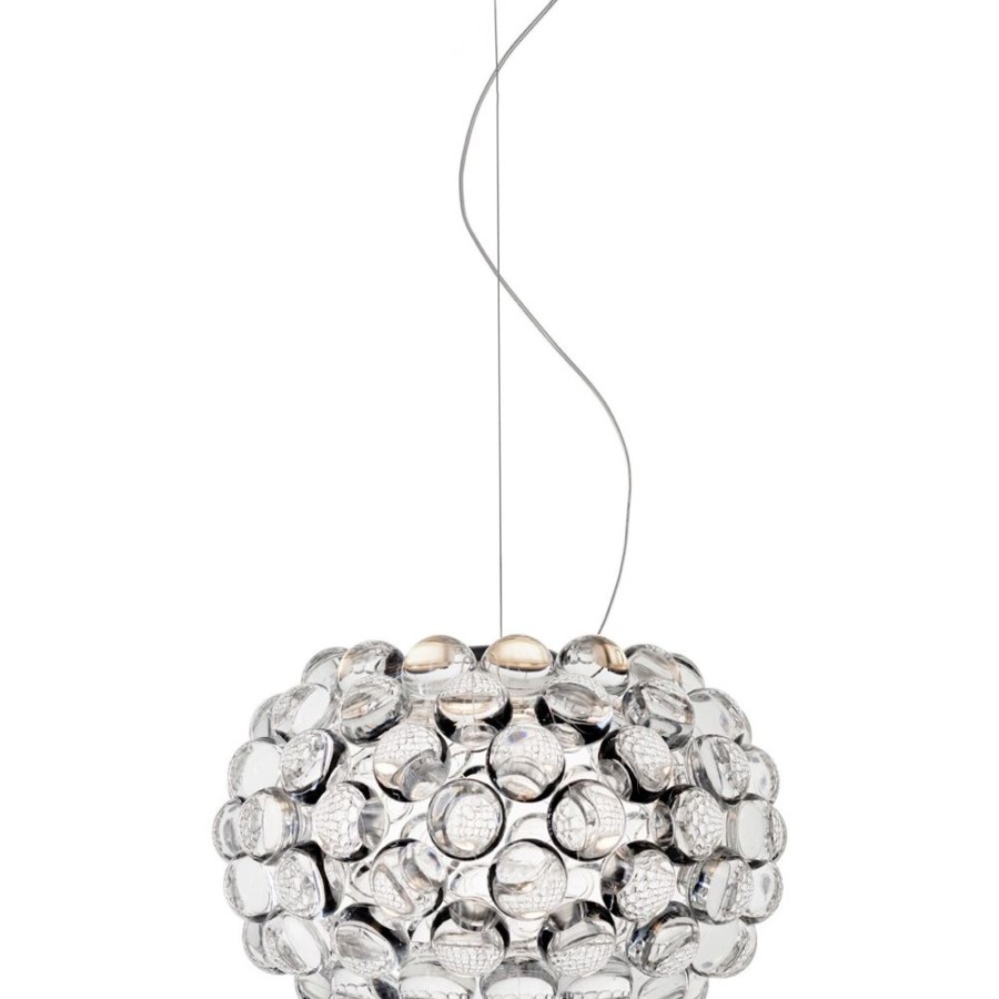 Belysning Foscarini Taklampor | Caboche Plus Piccola Pendel, Transparent