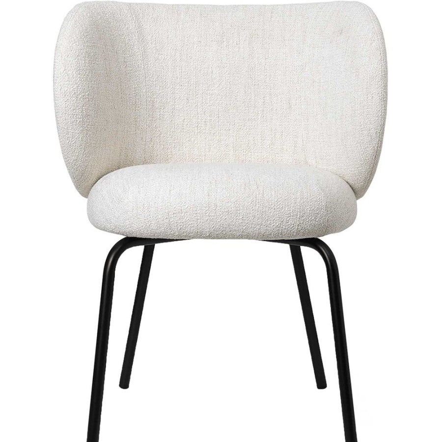 Mobler Ferm Living Matstolar | Rico Dining Boucle Stol, Off-White