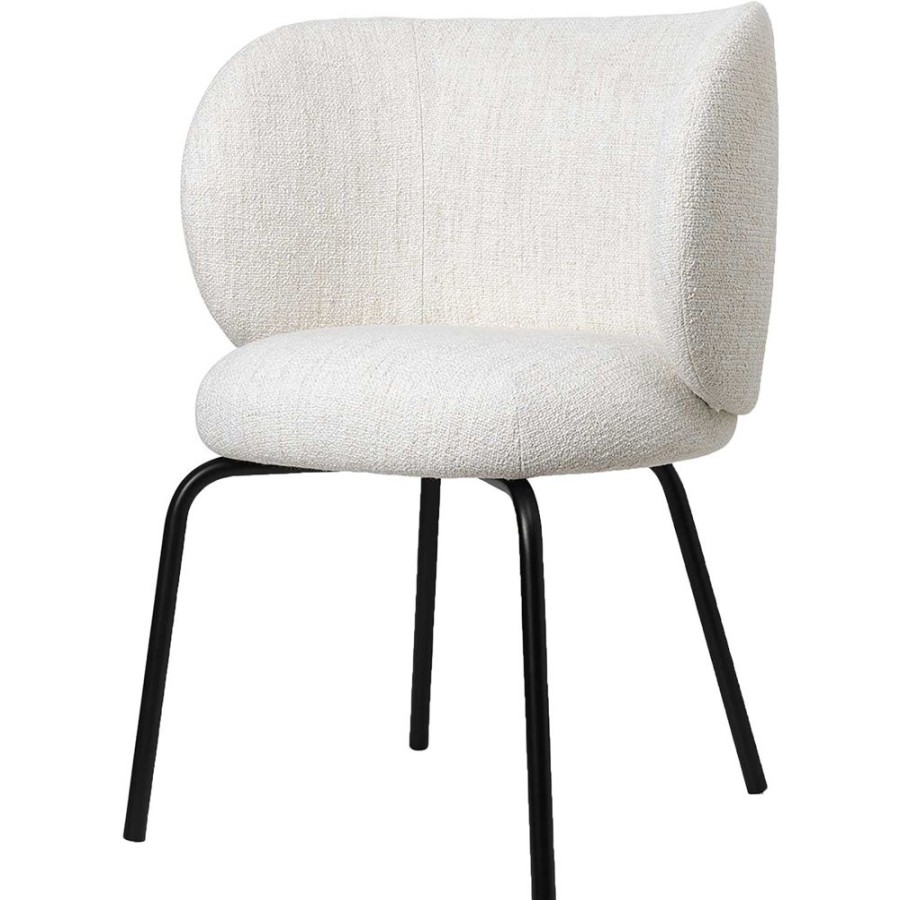 Mobler Ferm Living Matstolar | Rico Dining Boucle Stol, Off-White