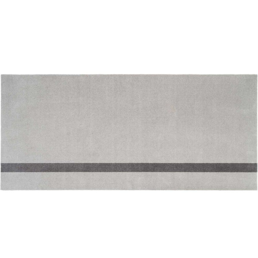 Mattor Tica Copenhagen Plastmattor | Stripes Vertikal Matta Ljusgra / Steel Grey, 90X200 Cm