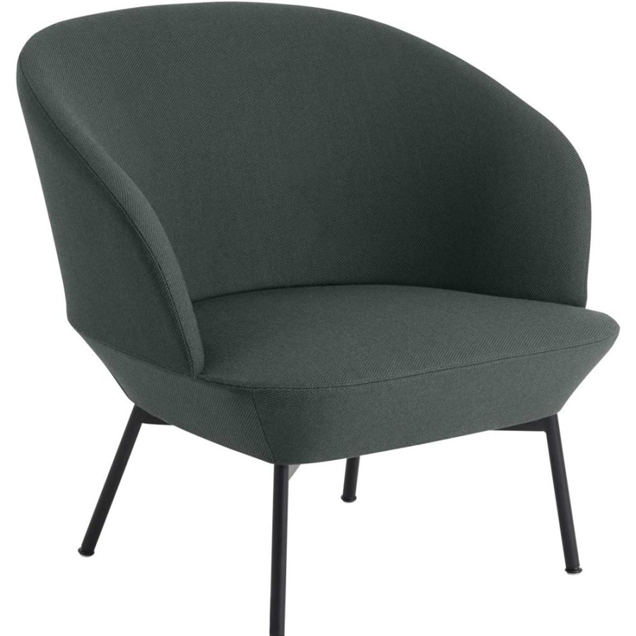 Mobler Muuto Fatoljer | Oslo Loungefatolj Stalunderrede, Twill Weave 990/Svart