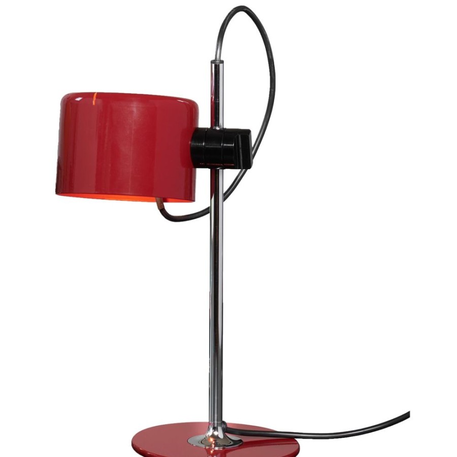 Belysning Oluce Bordslampor | Mini Coupe 2201 Bordslampa, Scarlet Red