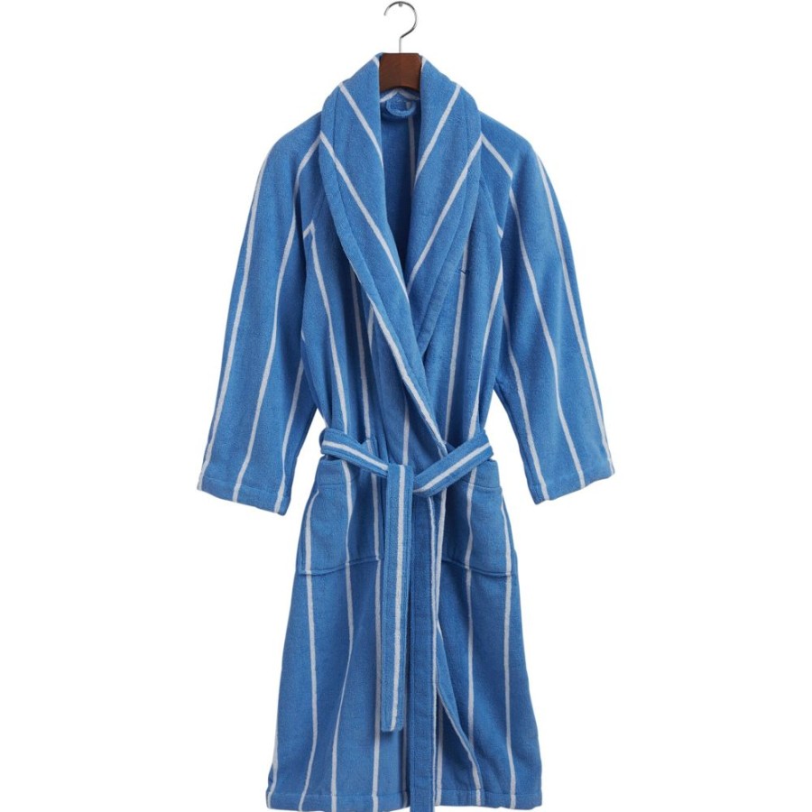 Inredning Gant Home Badrumstextilier | Stripe Badrock Blue Bell, Xl