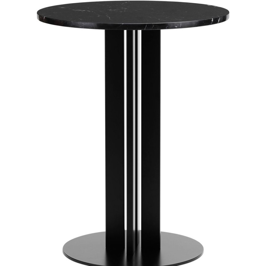 Mobler Normann Copenhagen Matbord | Scala Cafebord O60 Cm, Svart Marmor