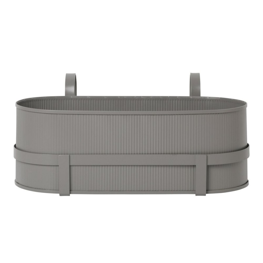 Inredning Ferm Living Odlingslador & Utekrukor | Bau Balkonglada, Warm Grey