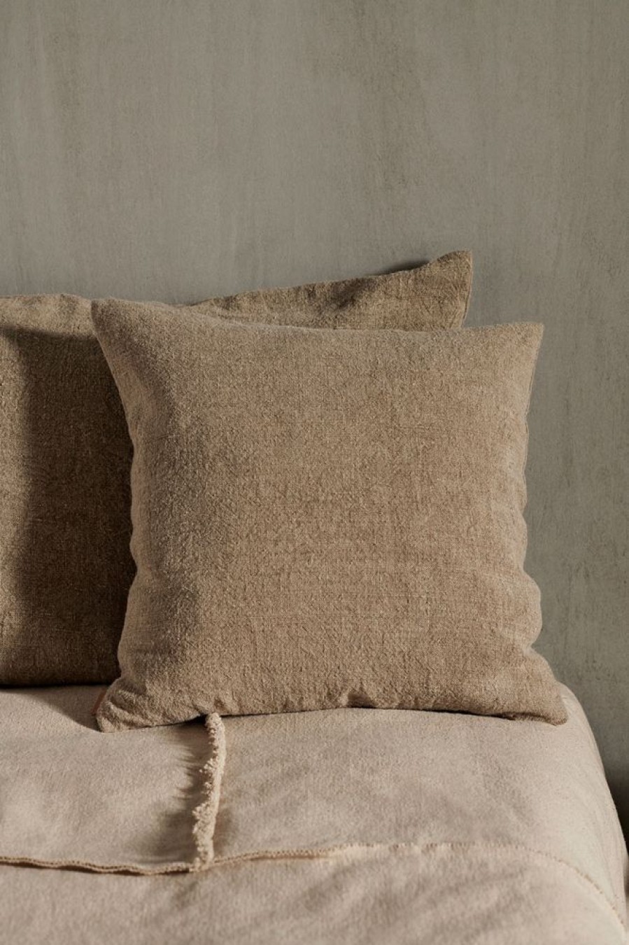 Textil Ferm Living Prydnadskuddar & Kuddfodral | Heavy Linen Kuddfodral 50X50 Cm, Natur