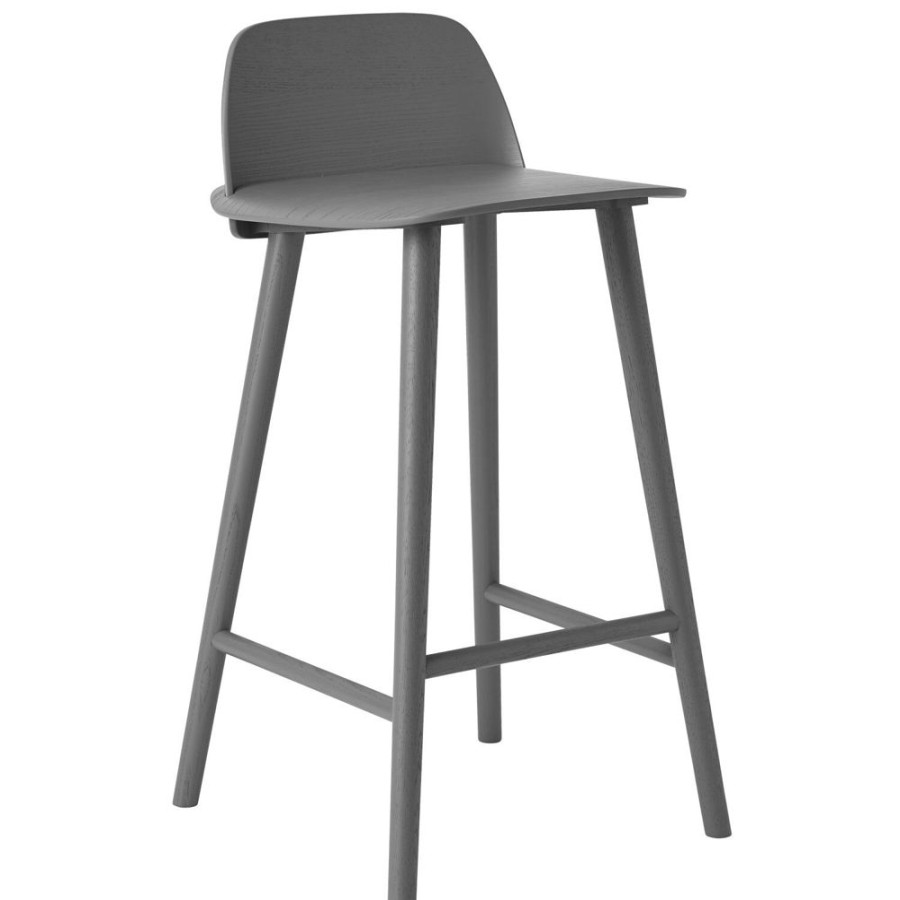 Mobler Muuto Barstolar | Nerd Barstol H65, Morkgra