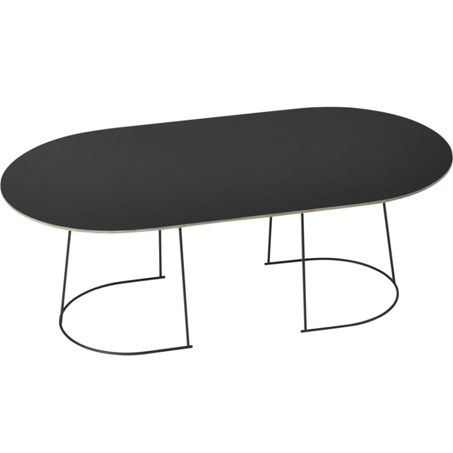 Mobler Muuto Soffbord | Airy Nano Soffbord L, Black