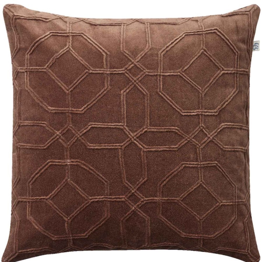 Textil Chhatwal & Jonsson Prydnadskuddar & Kuddfodral | Nandi Kuddfodral 50X50 Cm, Brown