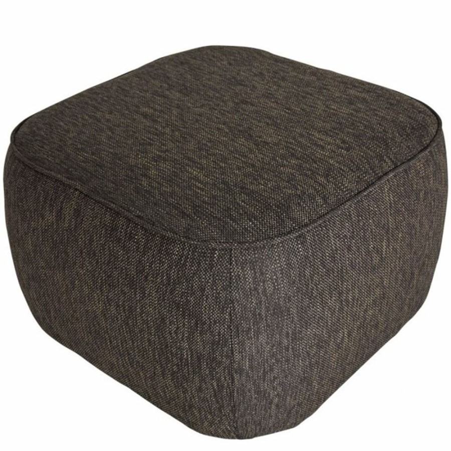 Mobler Hübsch Sittpuffar | Cube Sittpuff, Brun