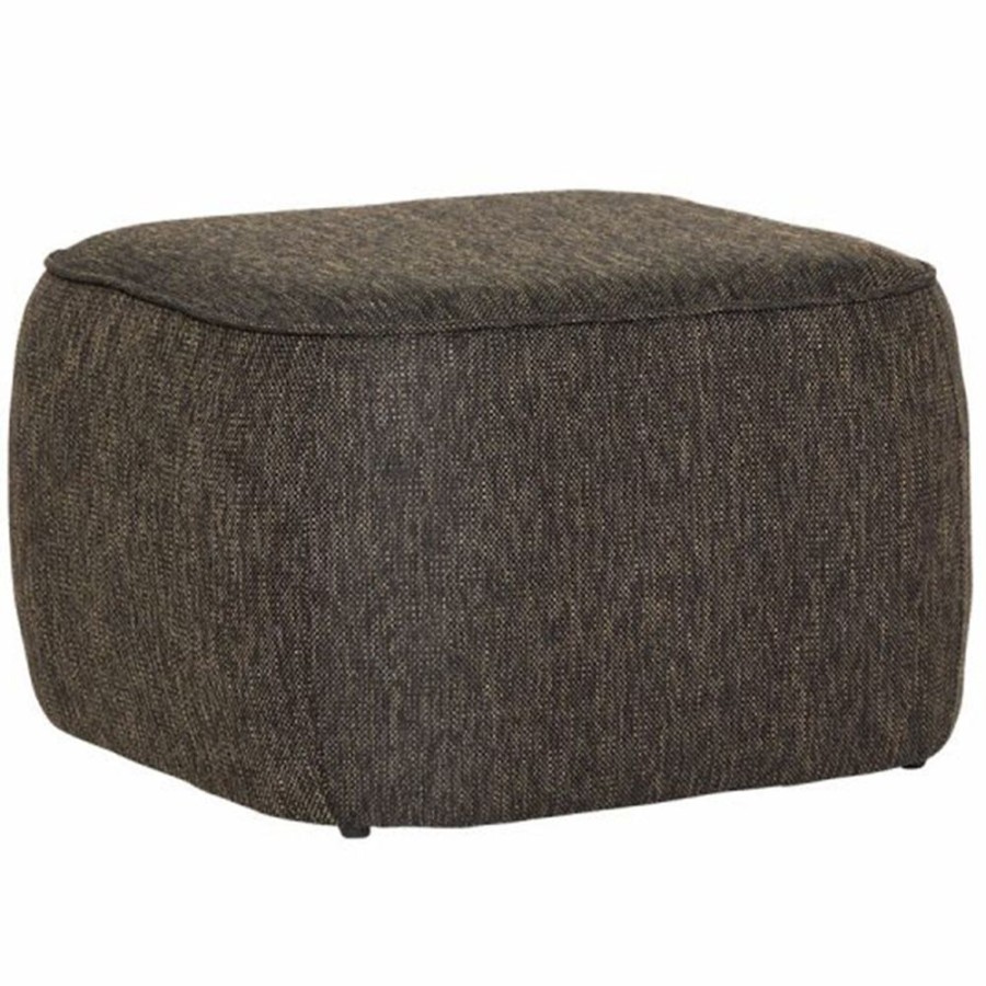 Mobler Hübsch Sittpuffar | Cube Sittpuff, Brun