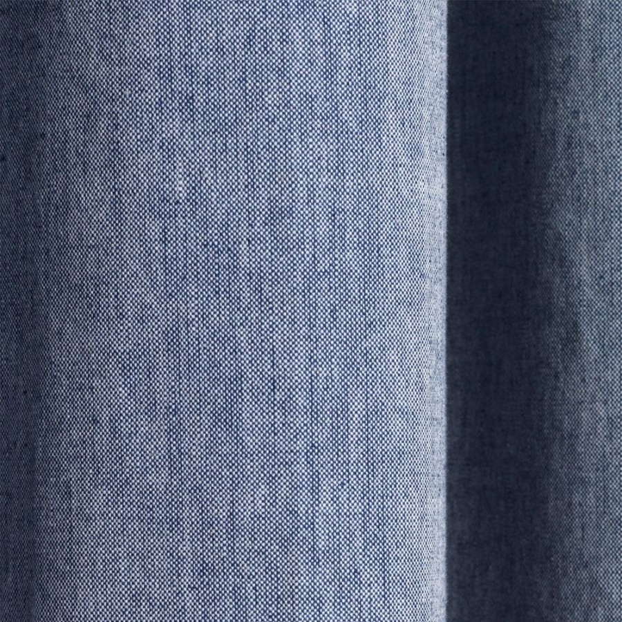 Textil Ferm Living Duschdraperier | Chambray Duschdraperi 160X205 Cm, Bla