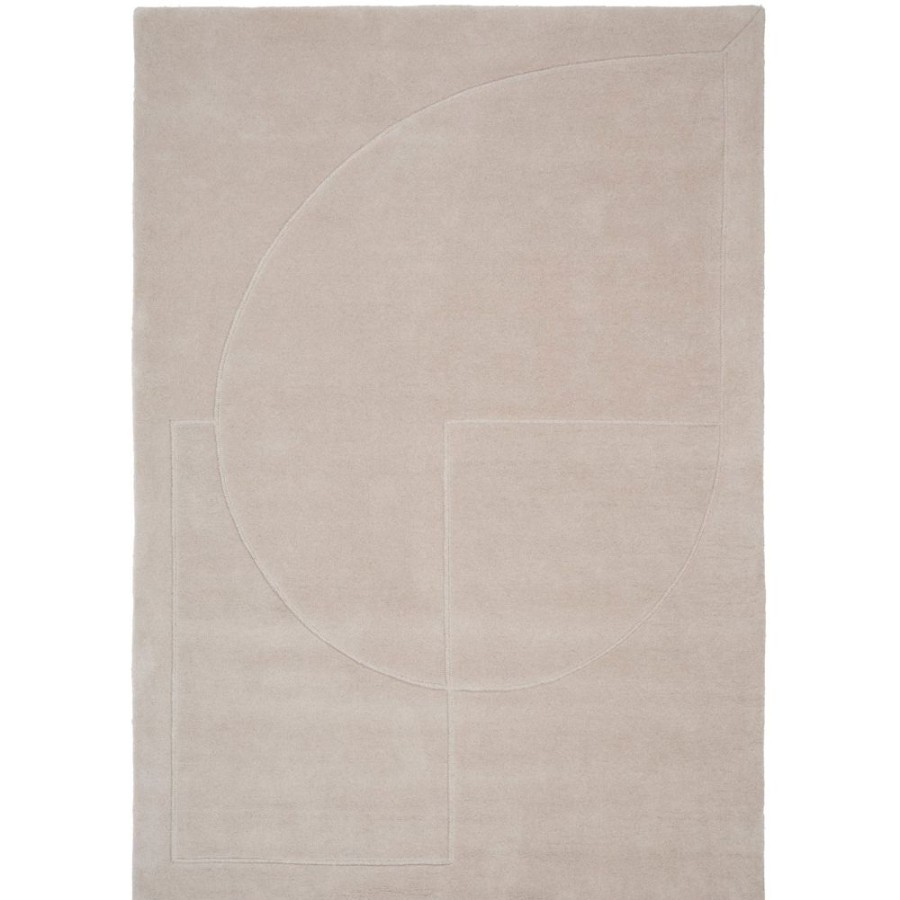 Mattor Linie Design Viskosmattor & Polyestermattor | Lineal Poem Ullmatta 250X350 Cm, Beige