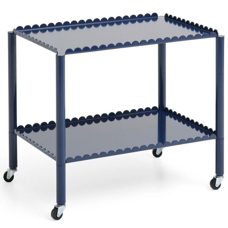 Mobler HAY Serveringsvagnar & Rullbord | Arcs Serveringsvagn Lag, Steel Blue