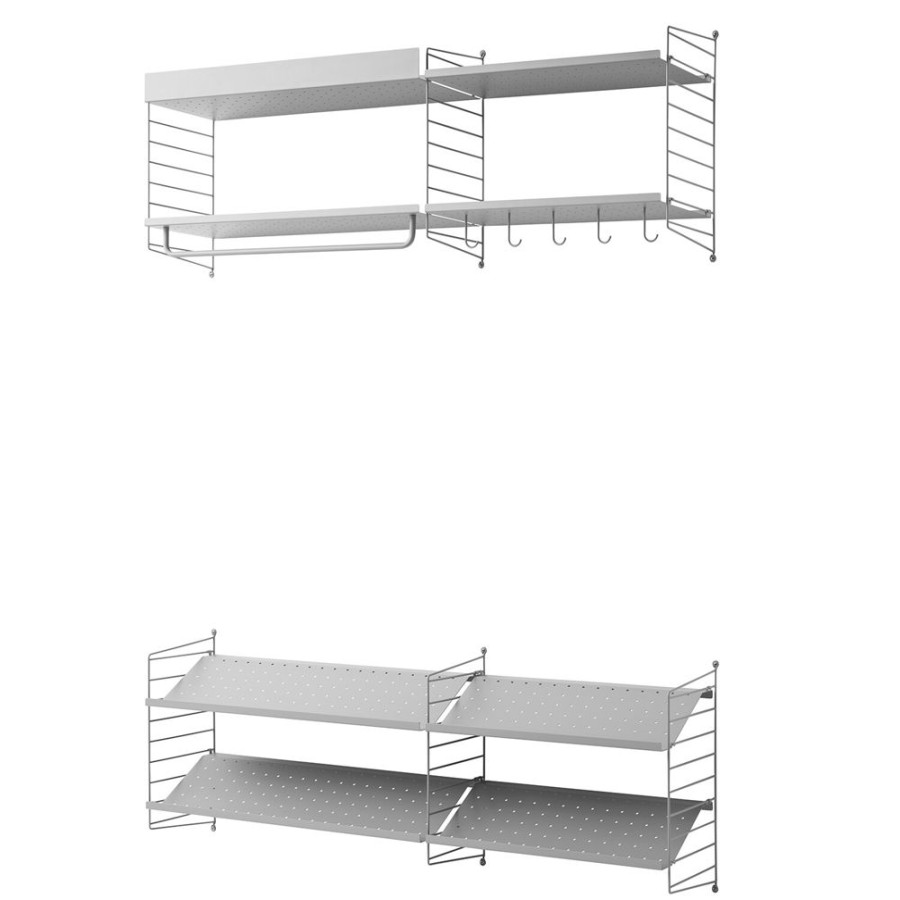 Mobler String Hyllkombinationer | String Hyllsystem No 10, Gra