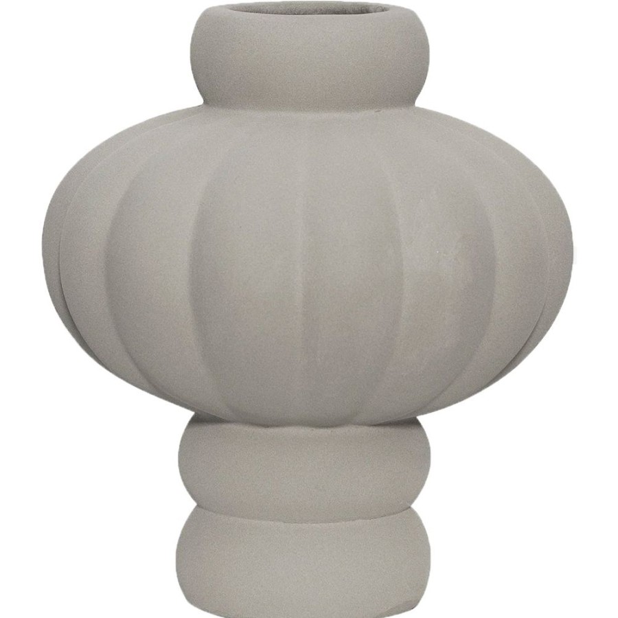 Inredning Louise Roe Vaser | Balloon 02 Vas 20 Cm, Sanded Grey