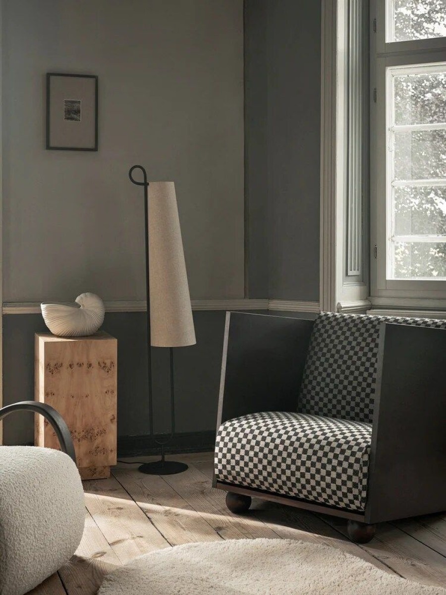 Mobler Ferm Living Fatoljer | Rum Loungefatolj, Sand / Svart