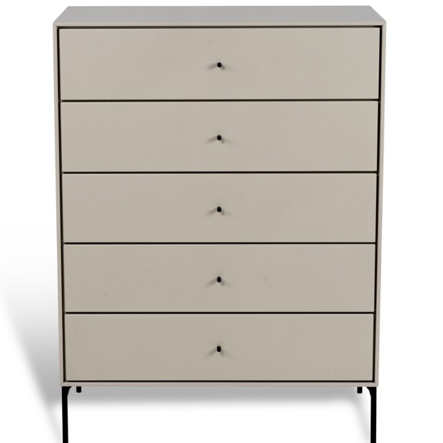 Mobler Mavis Byraer | Volt Byra Med 5 Lador, Beige/Svart