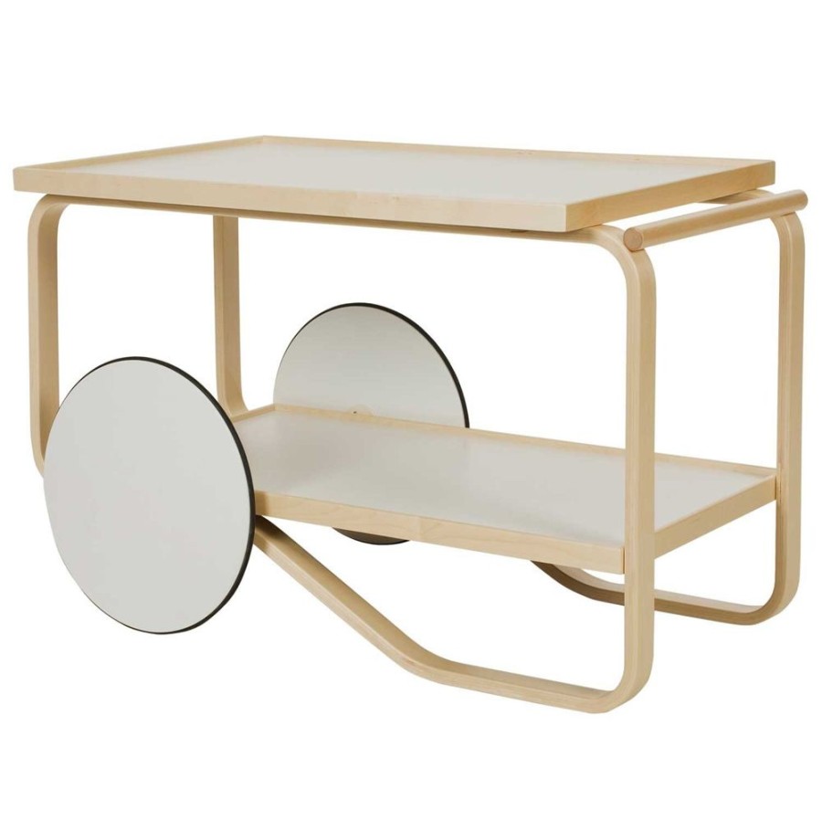 Mobler Artek Serveringsvagnar & Rullbord | 901 Serveringsvagn, Vit