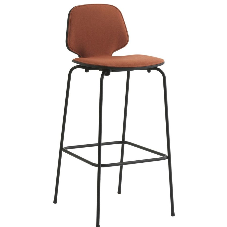 Mobler Normann Copenhagen Barstolar | My Chair Barstol 75 Cm, Konjak / Svart Stal