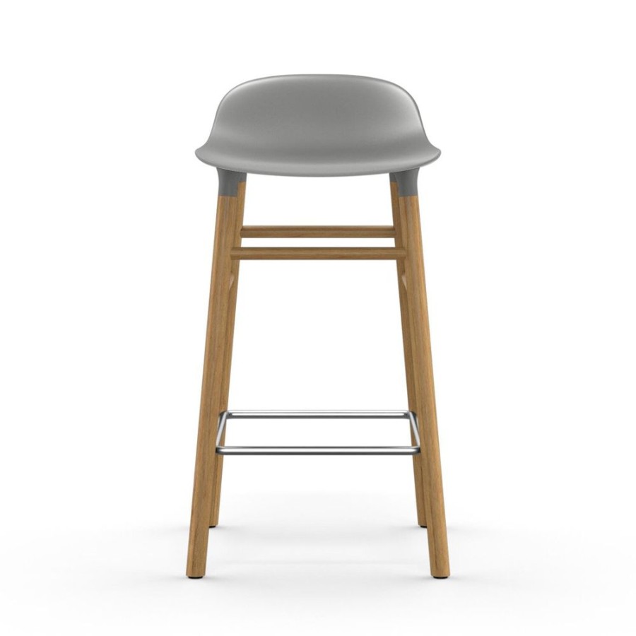 Mobler Normann Copenhagen Barstolar | Form Barstol Ekben, 65Cm, Gra