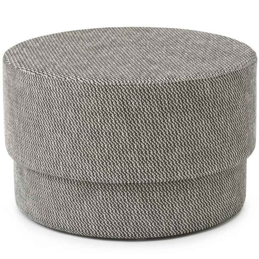 Mobler Normann Copenhagen Sittpuffar | Silo Sittpuff O70 Cm, Svart