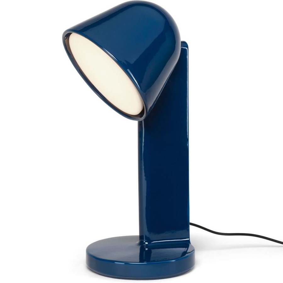 Belysning Flos Bordslampor | Ceramique Down Bordslampa, Navy Blue