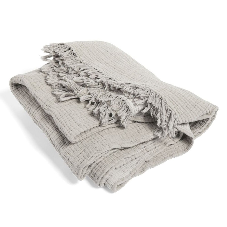 Textil HAY Pladar & Filtar | Crinkle Plad, Grey