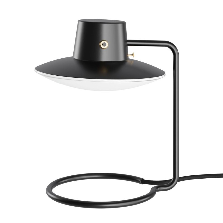 Belysning Louis Poulsen Sanglampor | Aj Oxford Bordslampa 280 Mm, Svart / Opal