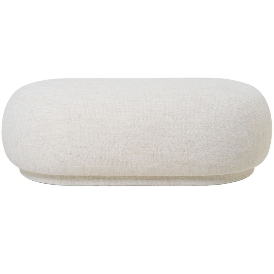 Mobler Ferm Living Sittpuffar | Rico Ottoman Boucle Sittpuff, Off-White