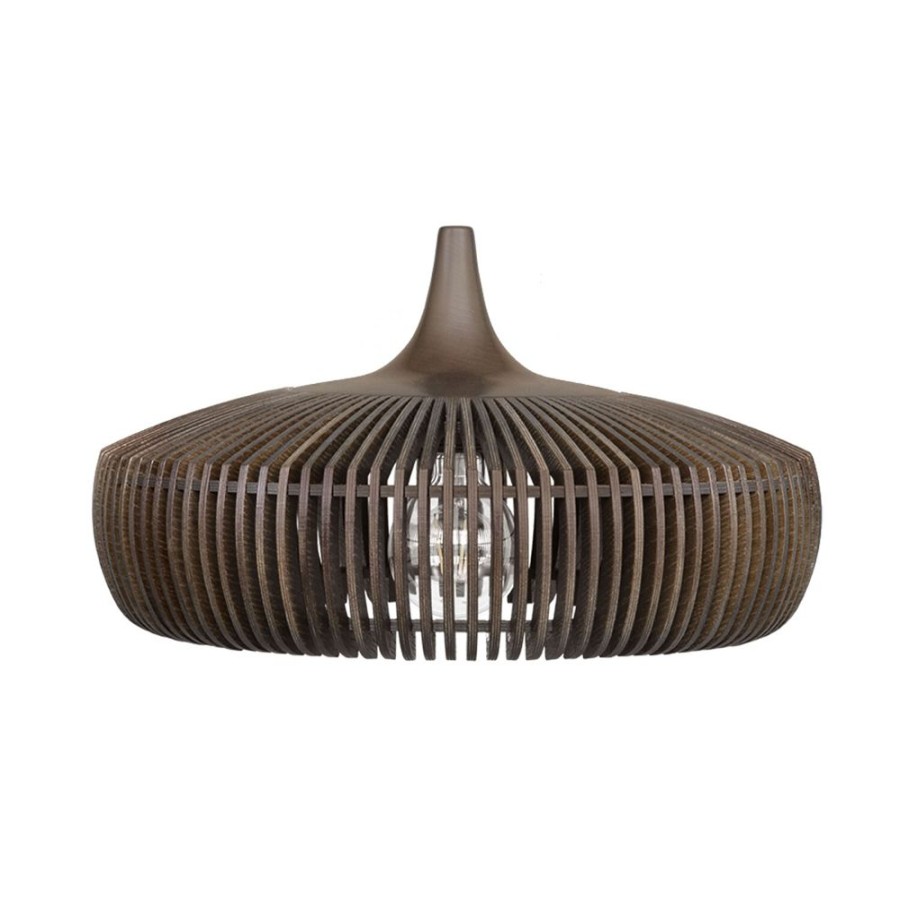 Belysning Umage Lampskarmar | Clava Dine Wood Lampskarm, Mork Ek