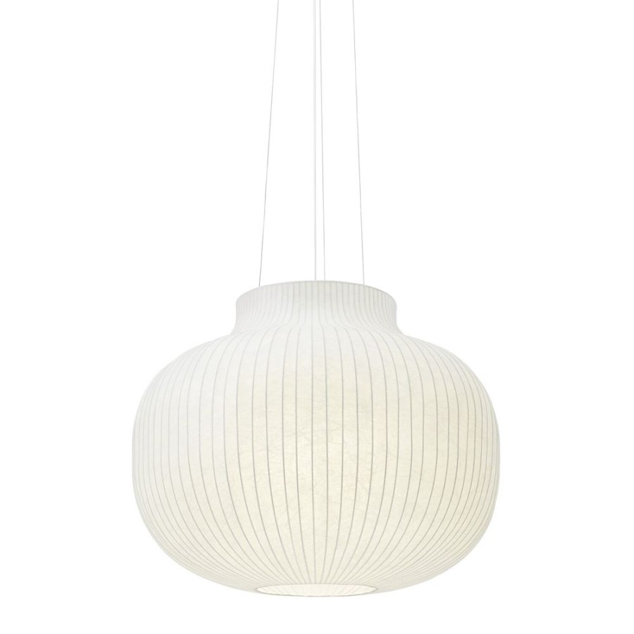 Belysning Muuto Taklampor | Strand Pendel Sluten O80, Vit