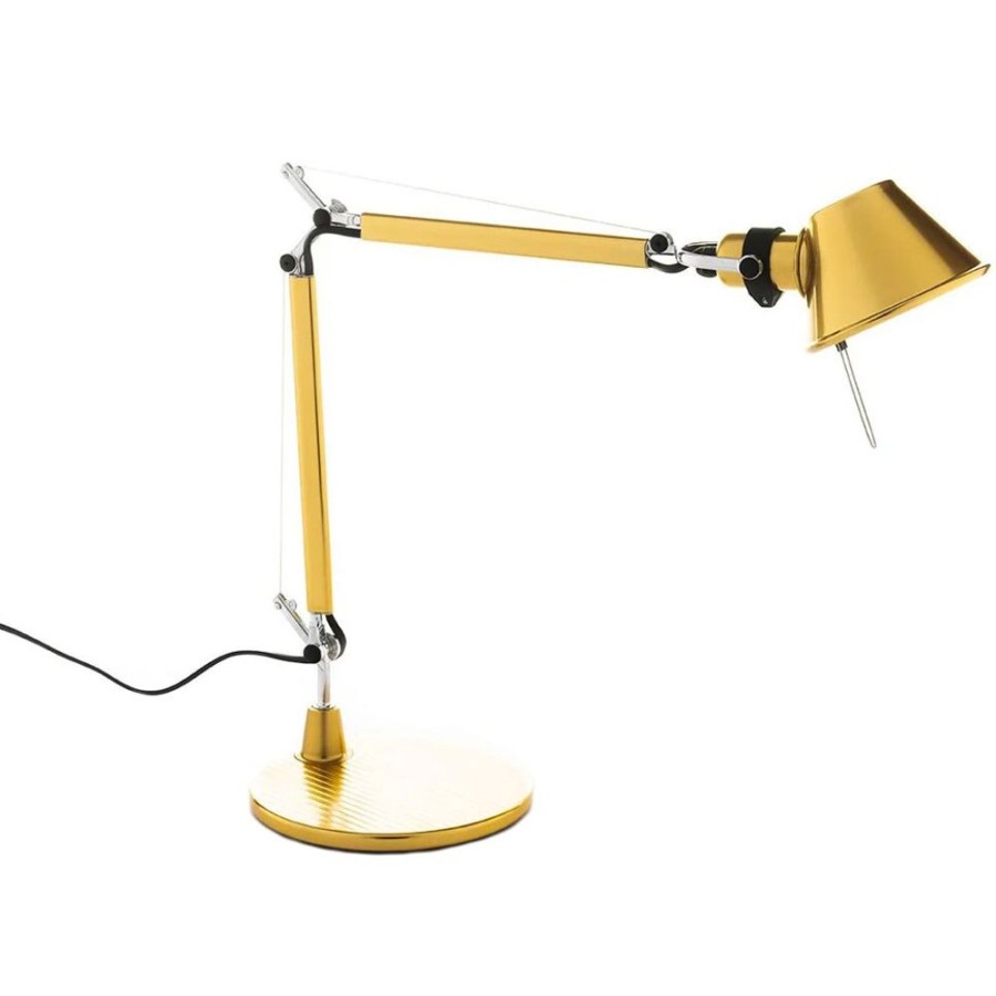 Belysning Artemide Bordslampor | Tolomeo Micro Bordslampa, Guld