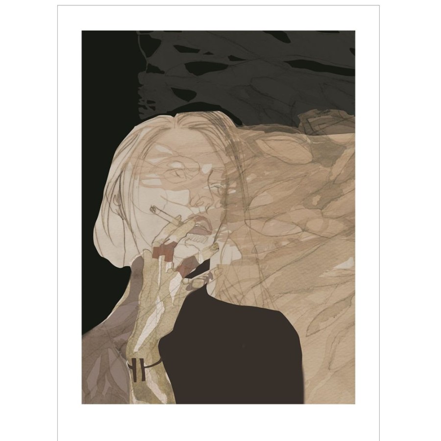 Inredning Anna Bülow Posters | Smoke Screen Konsttryck, 30X40 Cm