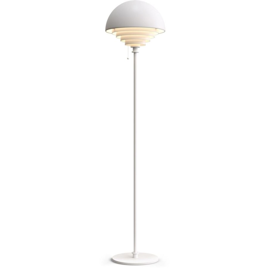 Belysning Herstal Golvlampor | Motown Golvlampa, Vit