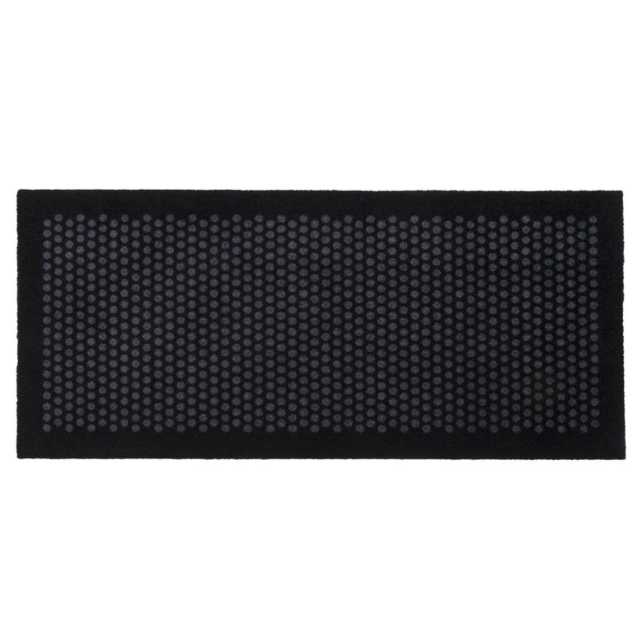 Mattor Tica Copenhagen Plastmattor | Dot Dorrmatta 67X150 Cm, Svart/Gra