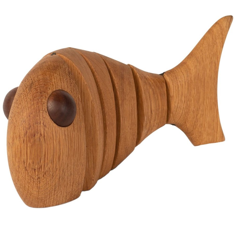 Inredning Spring Copenhagen Skulpturer & Dekorativa Accessoarer | The Wood Fish Trafigur 18 Cm