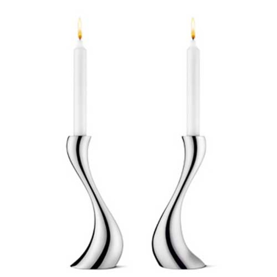 Inredning Georg Jensen Ljusstakar | Cobra Ljusstake 2-Pack, 20 Cm