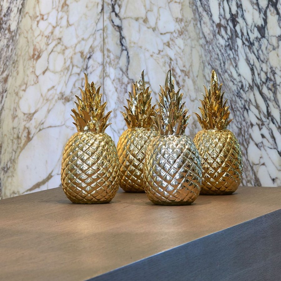 Inredning Polspotten Skulpturer & Dekorativa Accessoarer | Pineapple, Guld